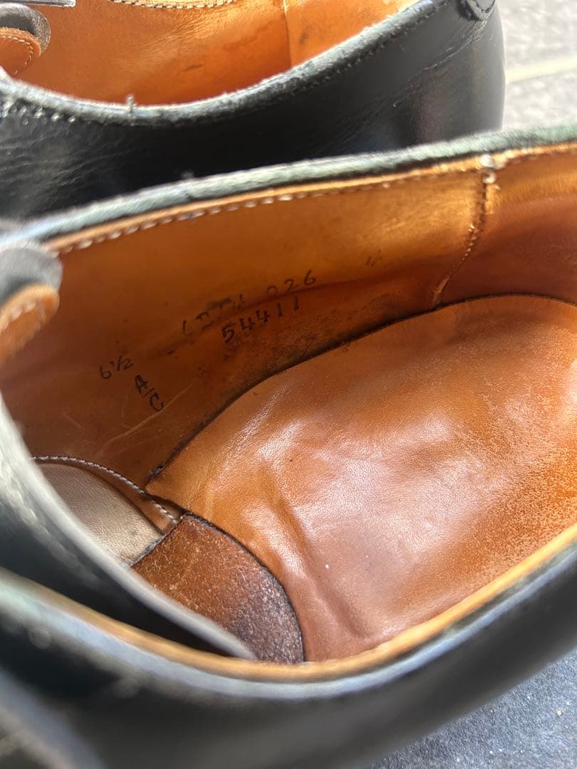 オールデン　Vチップ　カーフレザー