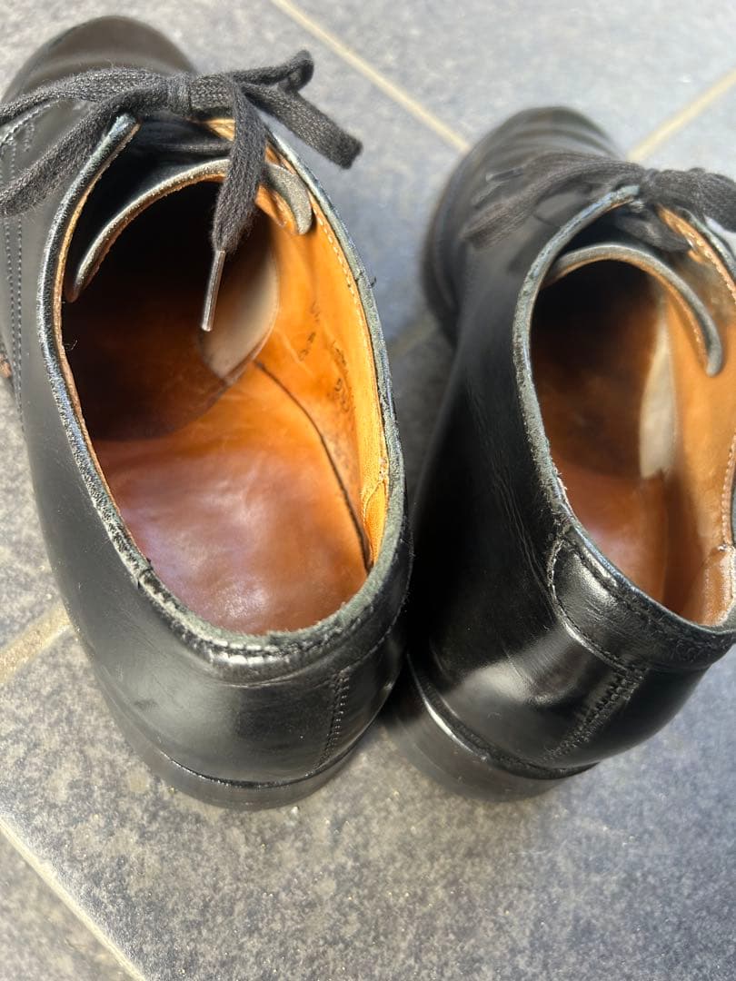 オールデン　Vチップ　カーフレザー