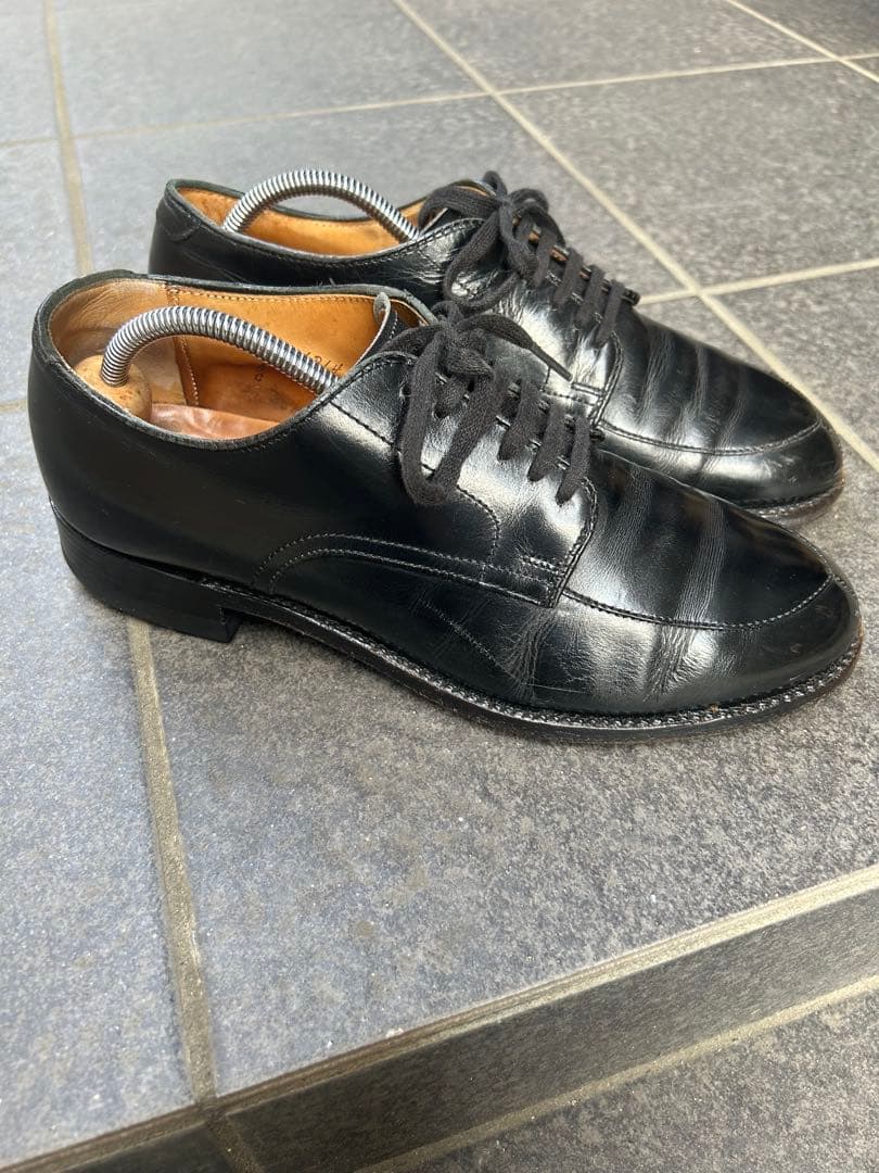 オールデン　Vチップ　カーフレザー