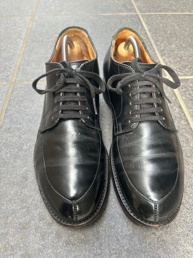 オールデン　Vチップ　カーフレザー