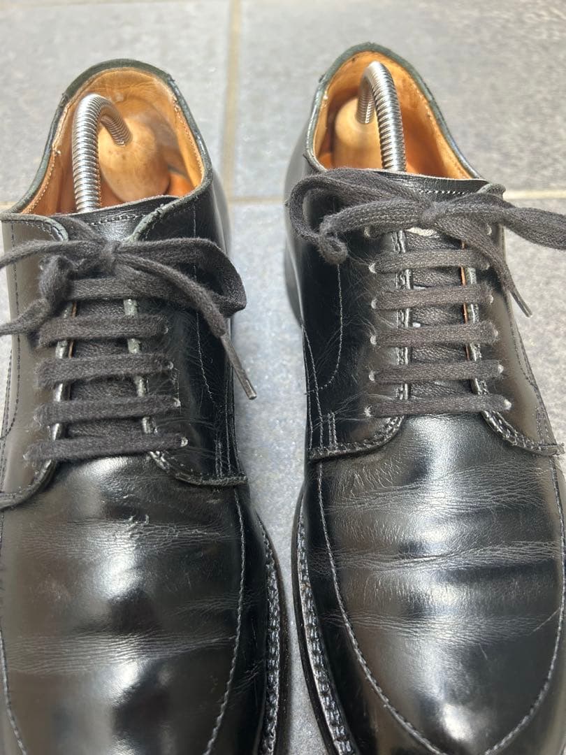 オールデン　Vチップ　カーフレザー