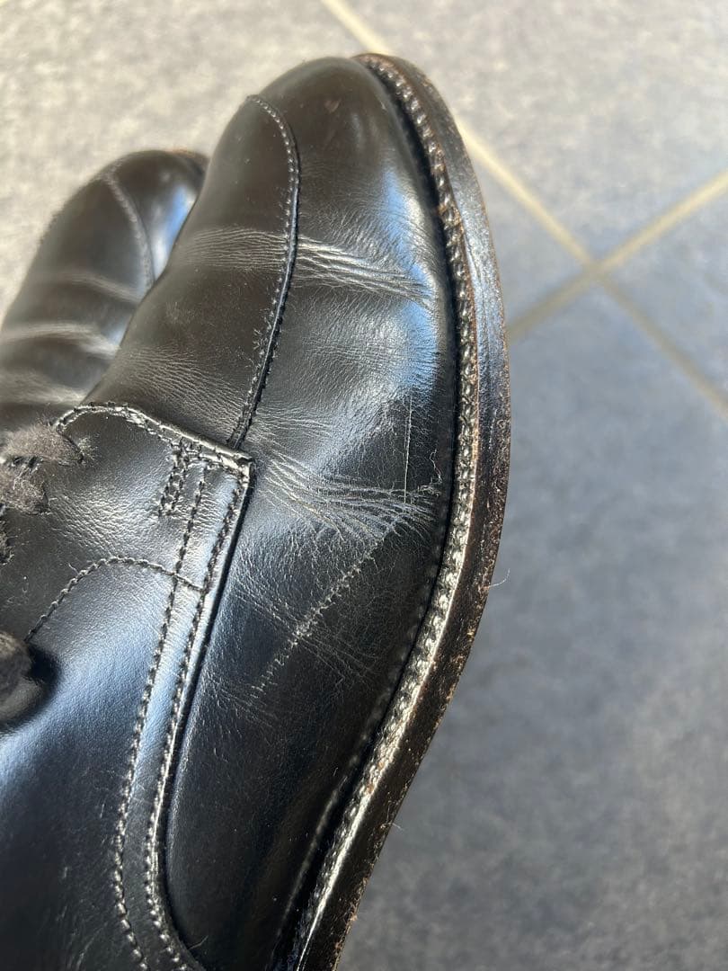 オールデン　Vチップ　カーフレザー