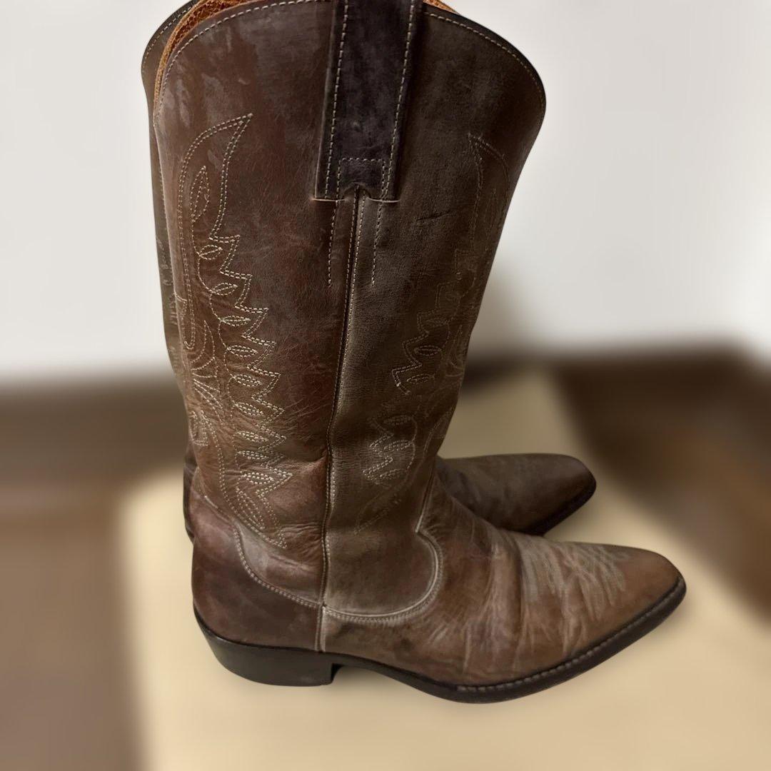 D&G ブラウン ウエスタンブーツ