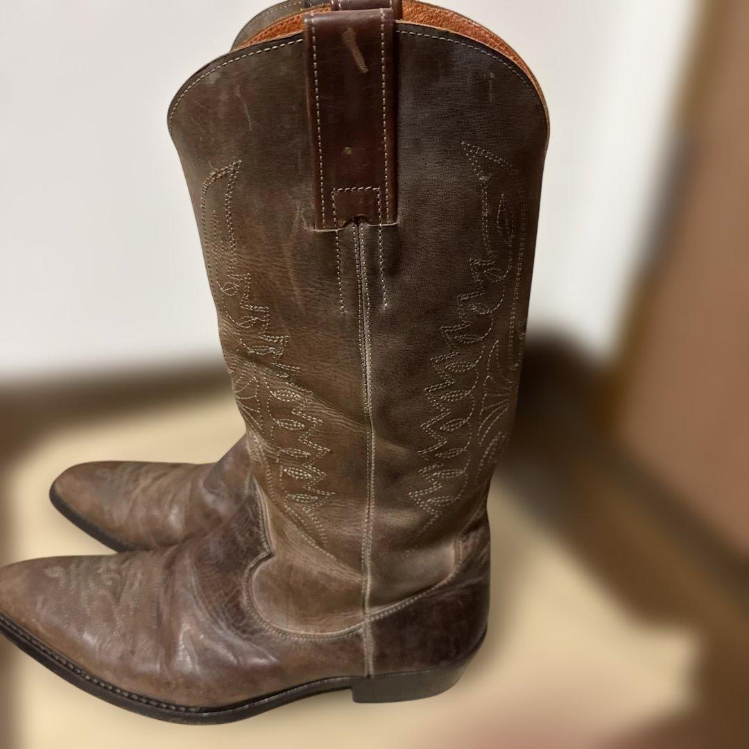 D&G ブラウン ウエスタンブーツ