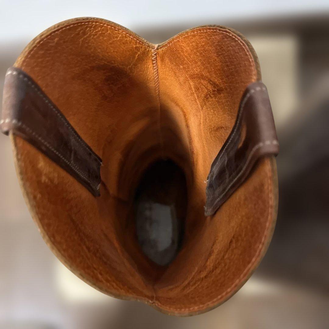 D&G ブラウン ウエスタンブーツ