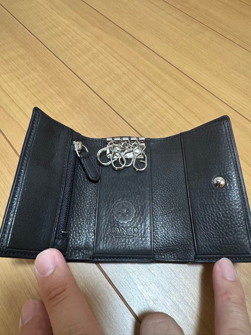 【美品】GANZO レザー キーケース 黒