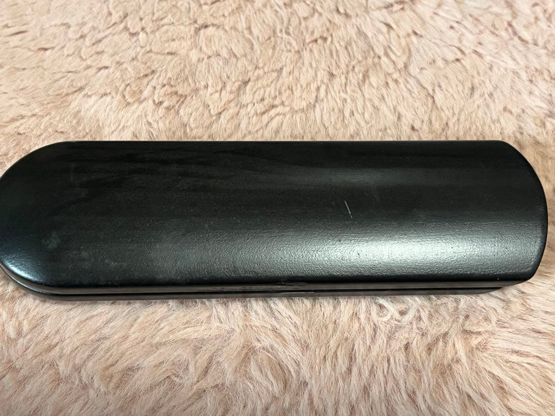 ルノア　純正　メガネケース　木製　黒