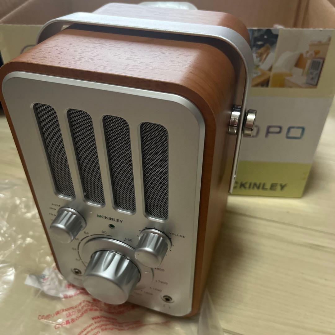 《新品未使用》マッキンリー ポータブルラジオスピーカー PPX-002M