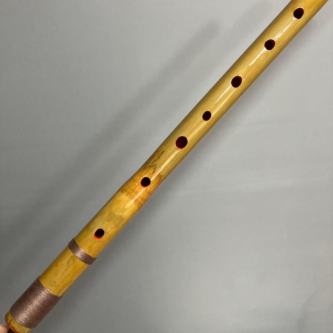篠笛　一本調子 F管　CMR1-26 唄物　ドレミ調　天地糸巻 黒塗　西洋音階