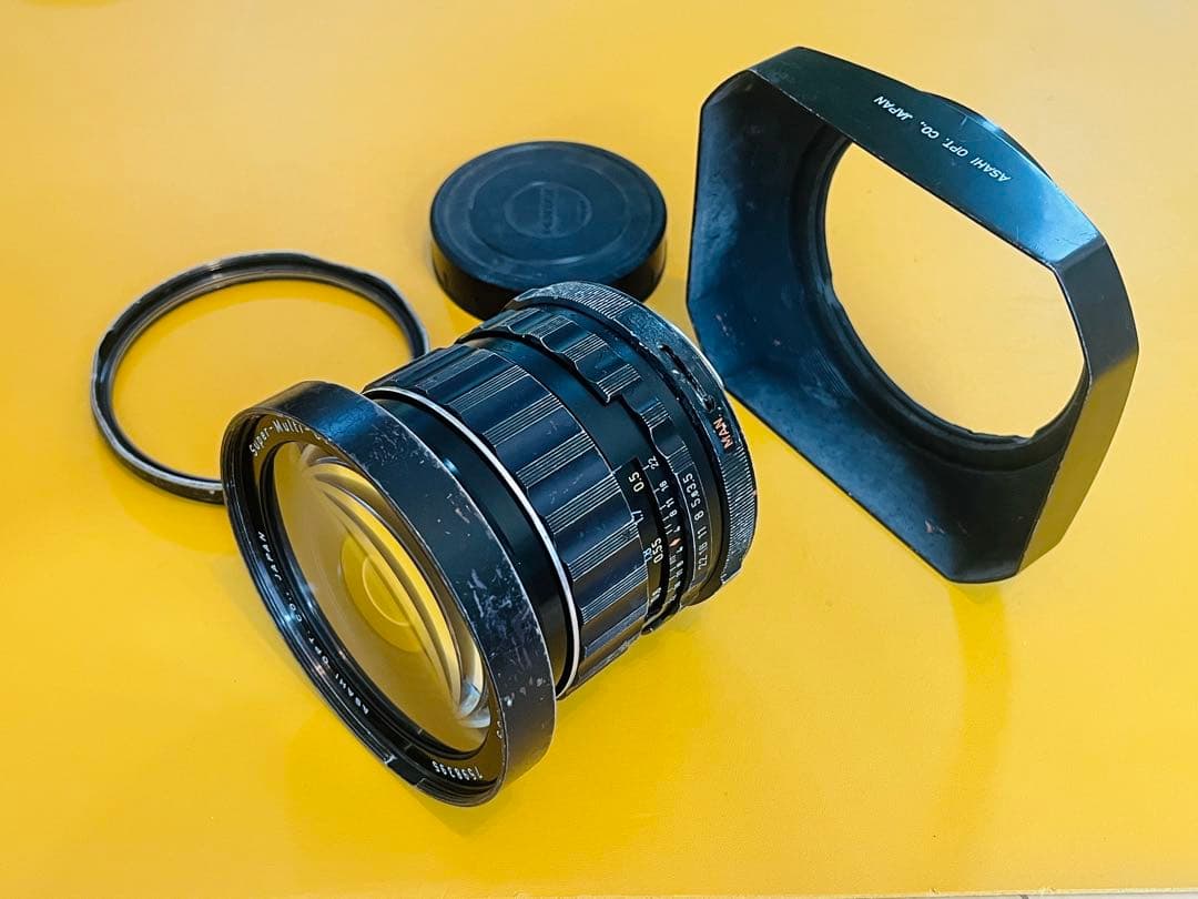 Asahi Pentax Takumar 6x7 55mm F3.5 フード付き
