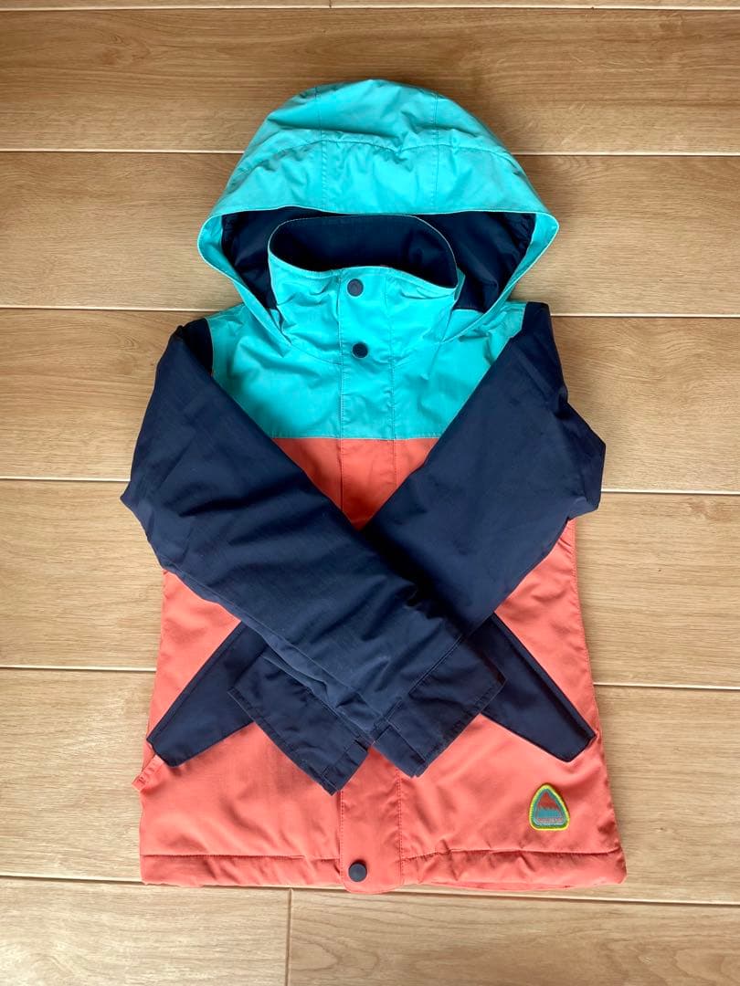 BURTON キッズ スノーボードウェア 上下セット XS 5Tビブパンツ女子