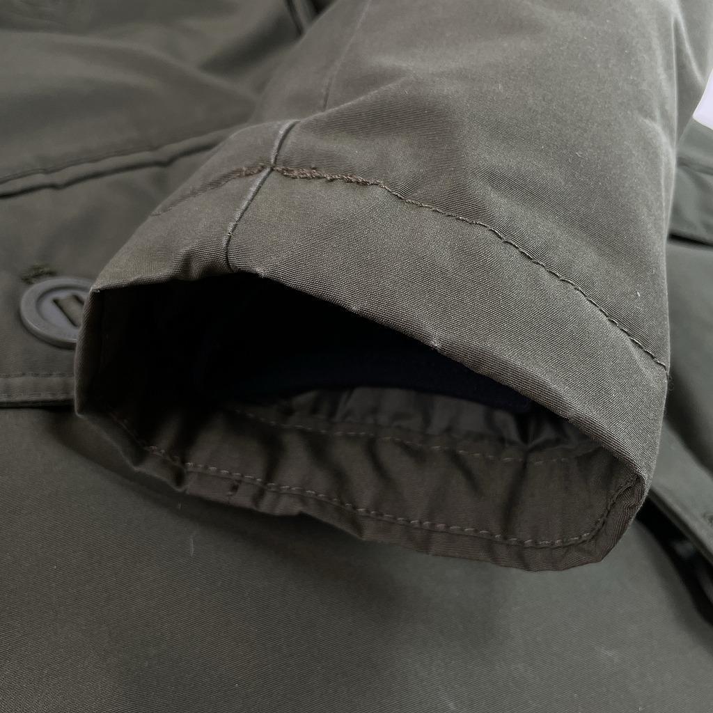 ノースフェイス　ダウンジャケット　ホワイトレーベル　カーキ　メンズS　プロヒート