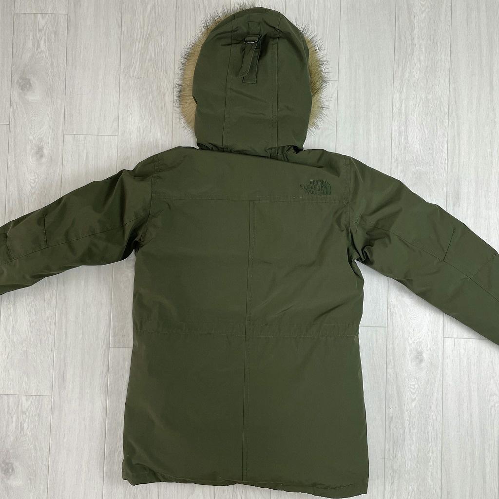 ノースフェイス　ダウンジャケット　ホワイトレーベル　カーキ　メンズS　プロヒート