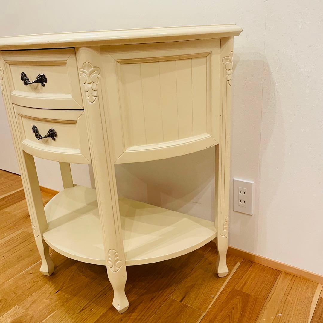 希少 ハーフ ムーン チェスト 半円 クラシカル 収納 タンス 家具