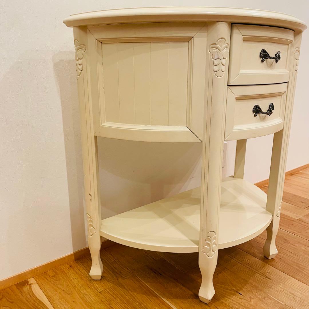 希少 ハーフ ムーン チェスト 半円 クラシカル 収納 タンス 家具