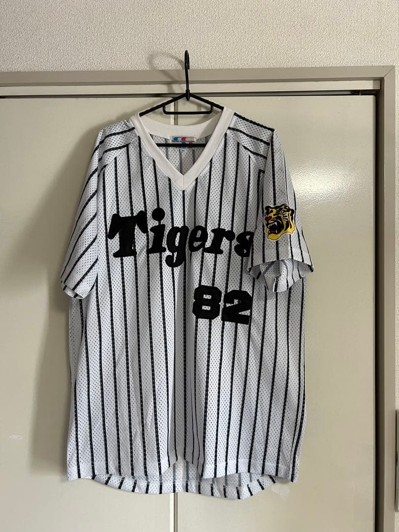 当時物　阪神タイガース　野村監督　背番号82 未使用ユニフォームLL tシャツ