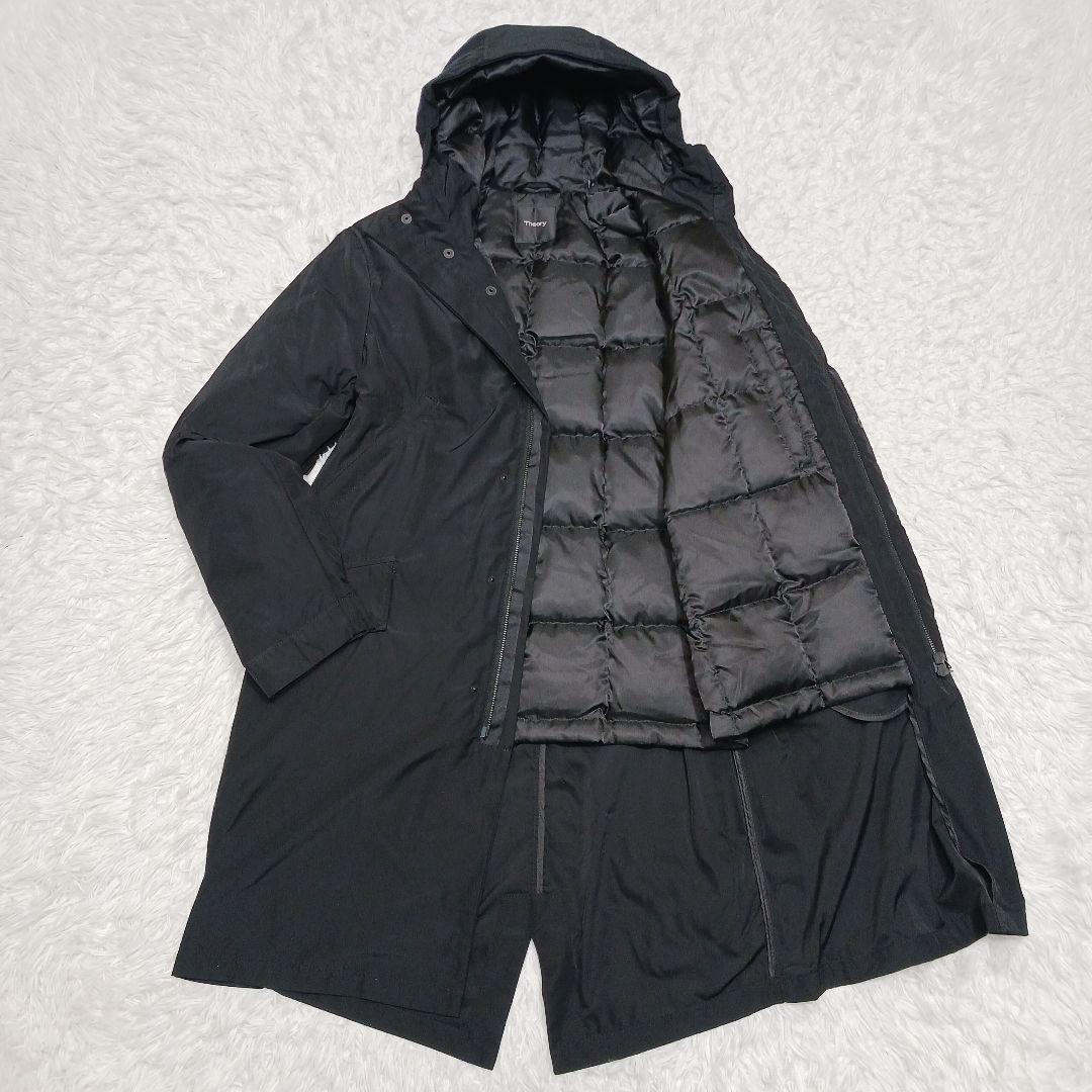 ✨極美品✨セオリー　JAYSE　MEMO.TWILL　フーデットダウンコート　S
