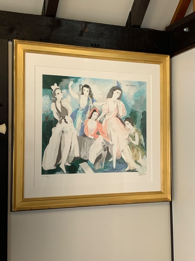 ★マリー・ローランサン 踊り子たち リトグラフ Marie Laurencin