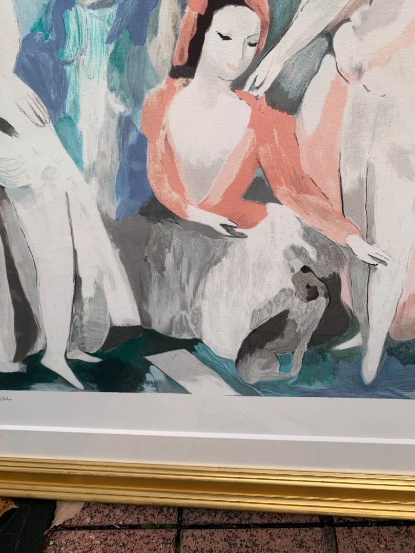 ★マリー・ローランサン 踊り子たち リトグラフ Marie Laurencin