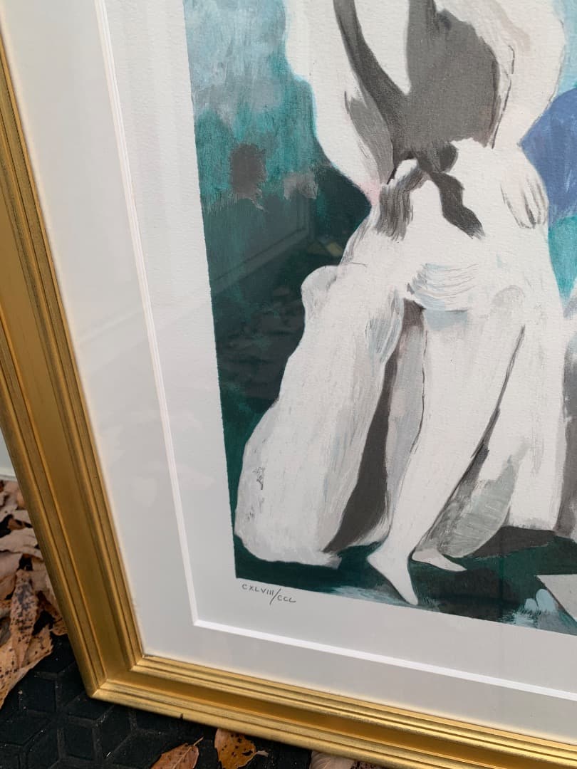 ★マリー・ローランサン 踊り子たち リトグラフ Marie Laurencin