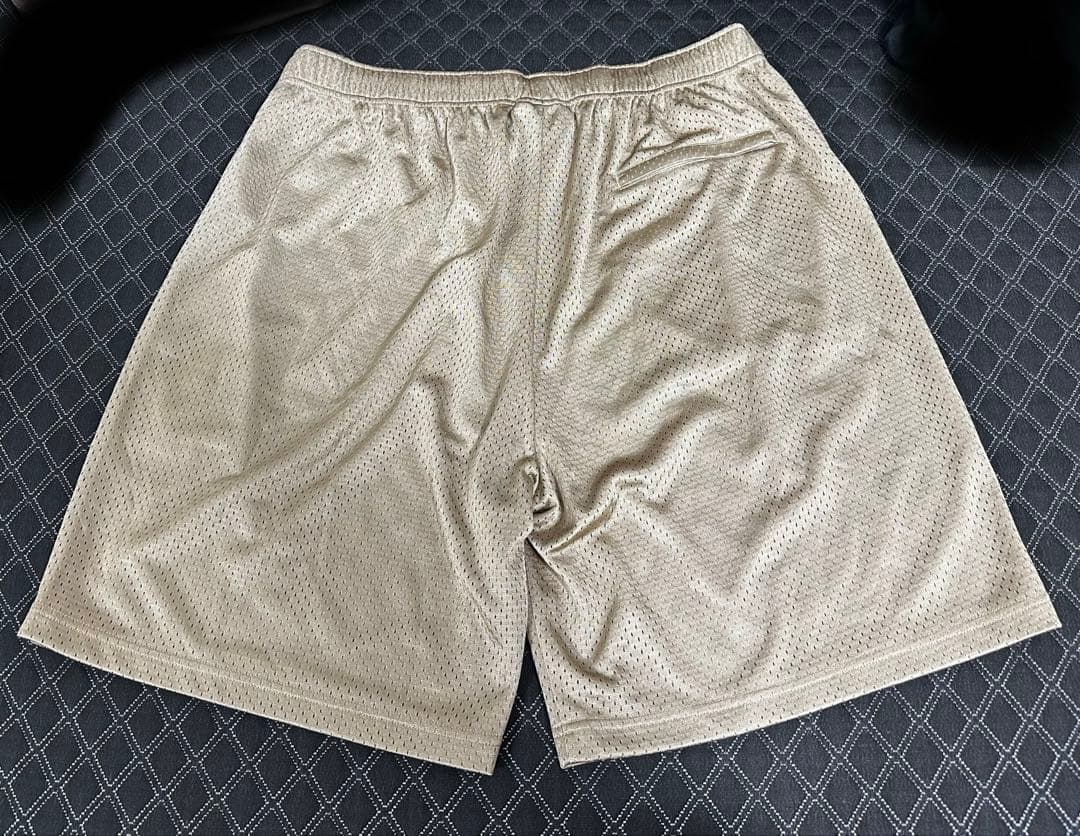 Supreme smallbox baggy mesh short タン M