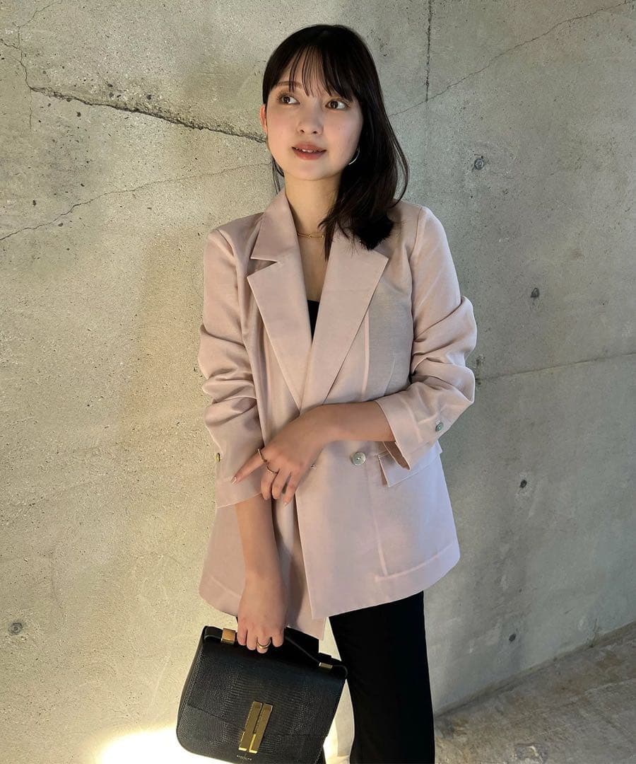 アニュアンス エアリーシアージャケット PINK