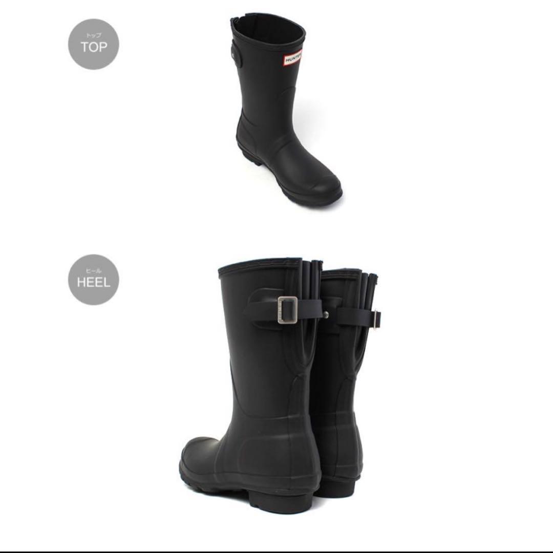 HUNTER レインブーツオリジナル ショート バック アジャスタブル ハンター