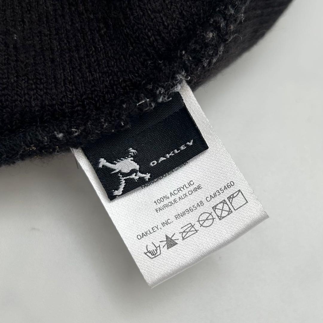 【激レア】OAKLEY archive ビーニー　ニット帽　00s スカルロゴ