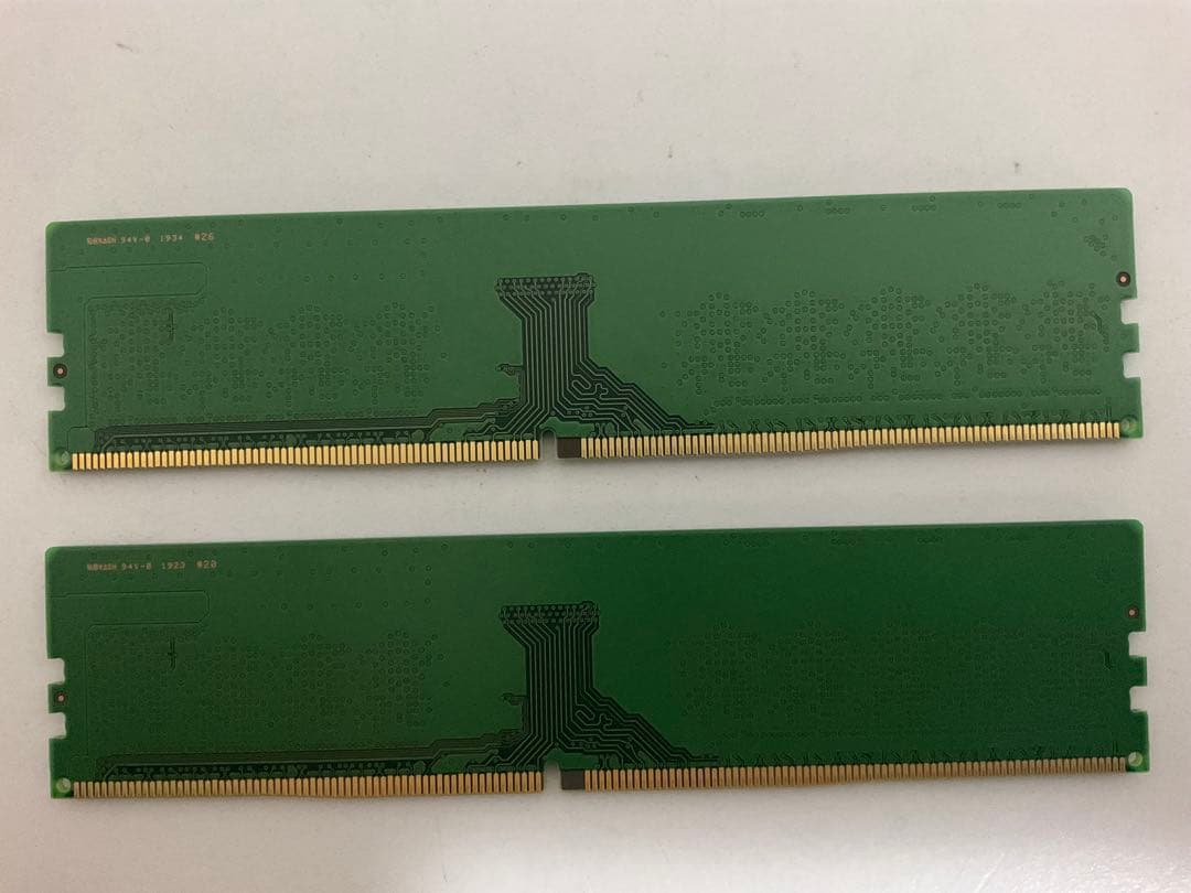 SAMSUNG 8GB 1Rx8 PC4-2666V-ED2-11x2個