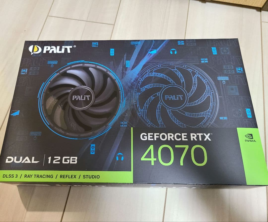 グラフィックボード・グラボ・ビデオカード PALIT GeForce RTX 4070 12GB