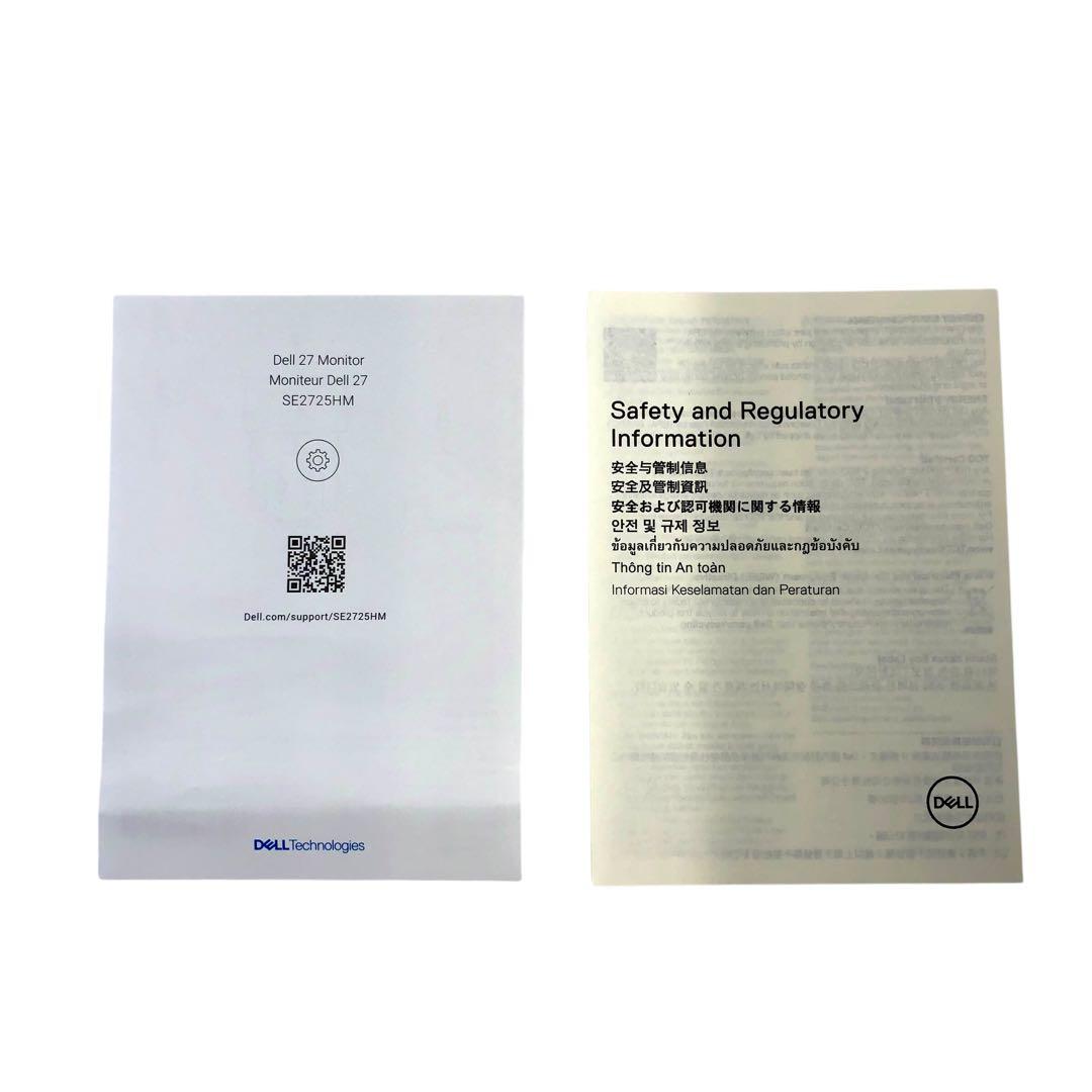 【開封済み・未使用】Dell　27インチ　モニター　SE2725HM　非光沢