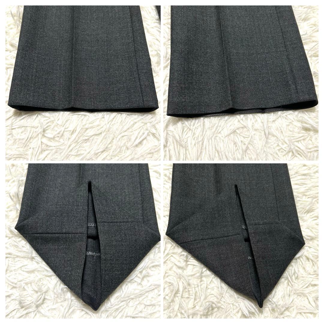 グッチ　スーツセットアップ　46R グレー系　裏地総柄　インターロッキング