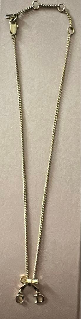 ディオールネックレス ピンクゴールド