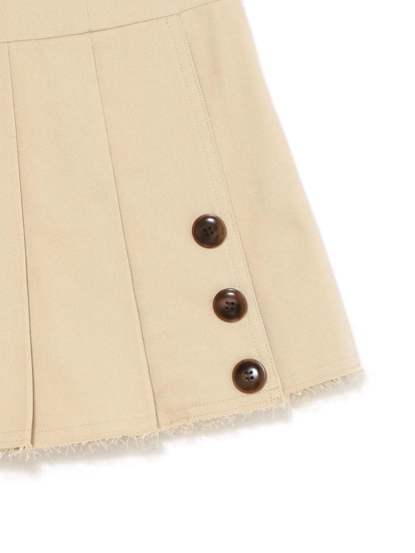 【Beige】 ANDMARY Blair trench pleats