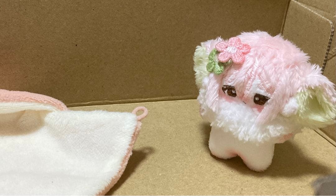 自作ぬいぐるみ・ピンクの男の子