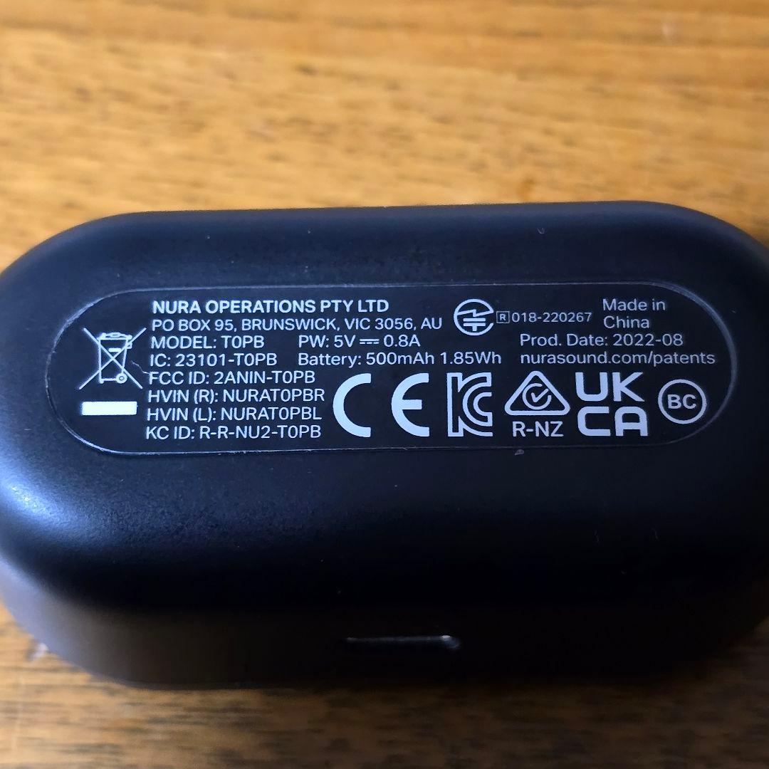 nura true pro ワイヤレスイヤホン