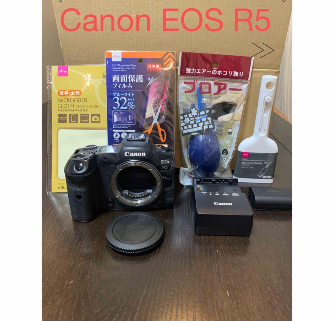 ミラーレス一眼カメラ/付属品付き/Canon EOS R5 ボディー