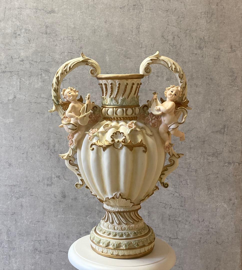 高さ66cm ロココ調 花器 花瓶 オブジェ
