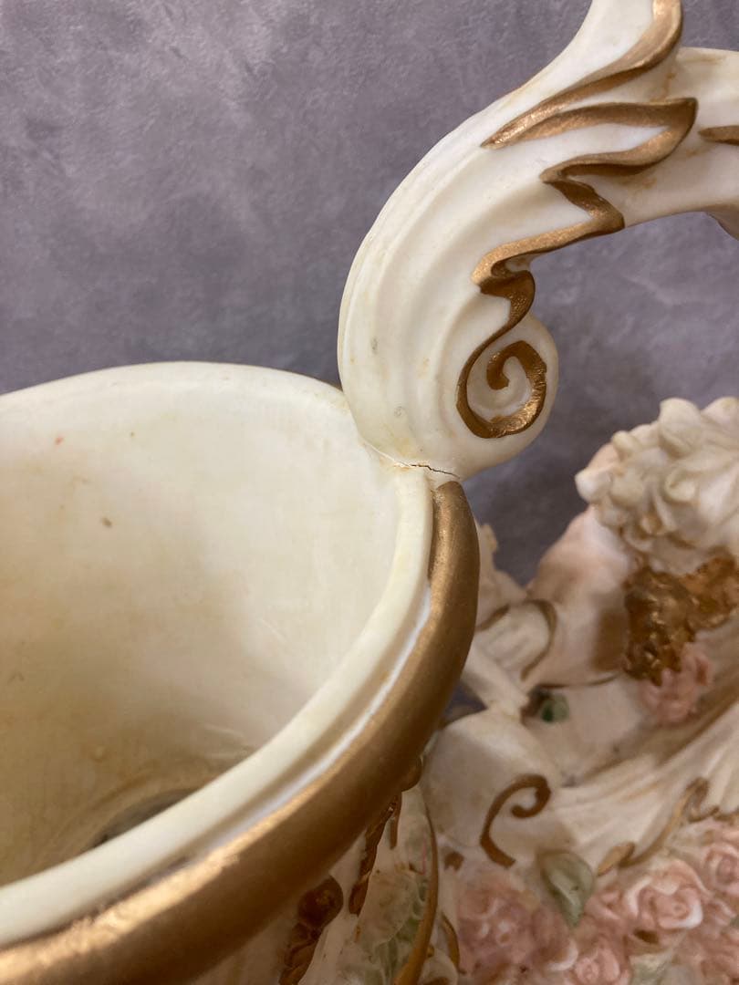 高さ66cm ロココ調 花器 花瓶 オブジェ