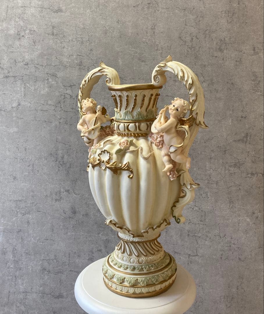 高さ66cm ロココ調 花器 花瓶 オブジェ