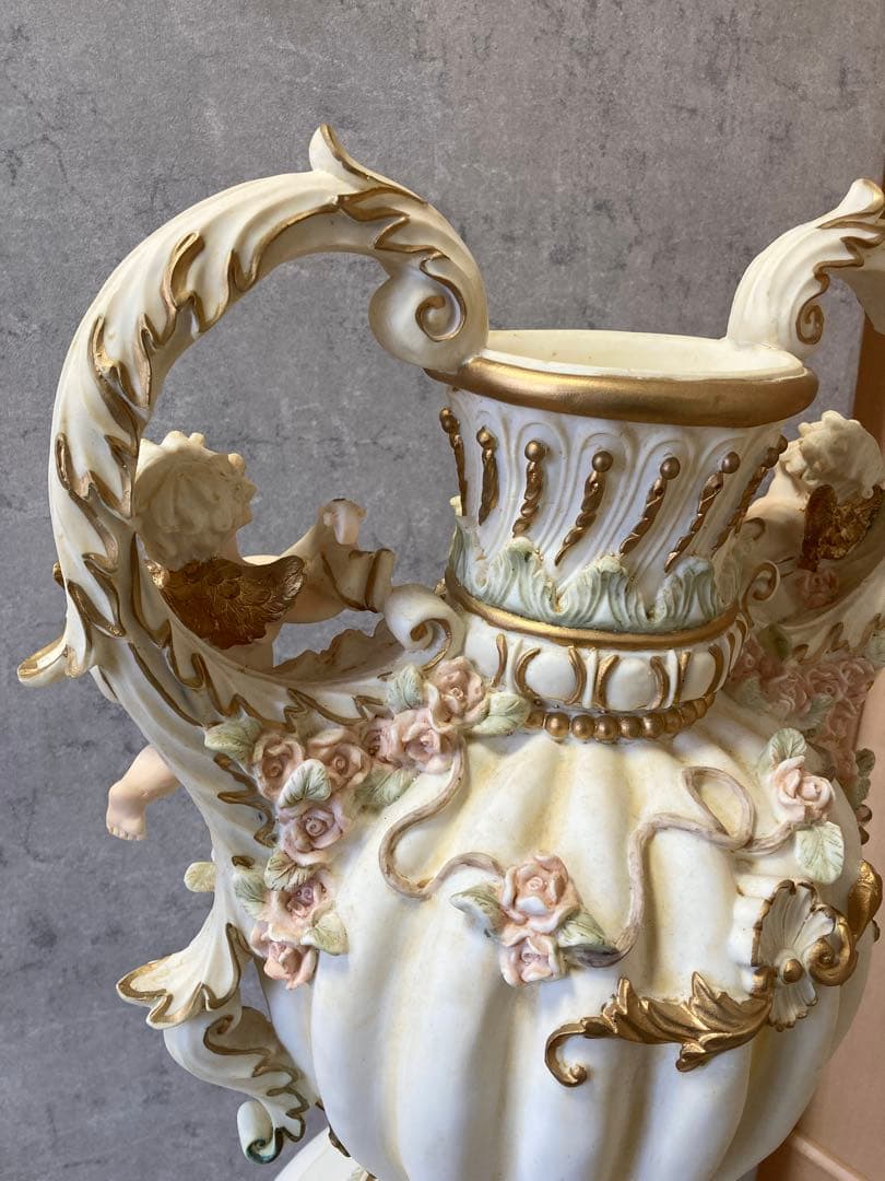 高さ66cm ロココ調 花器 花瓶 オブジェ