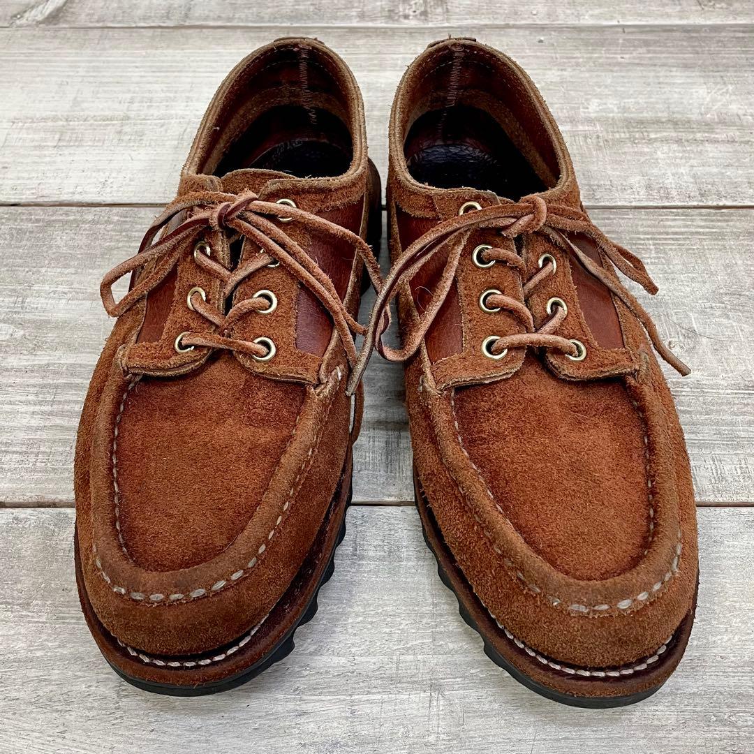 稀少 シャークソール russell moccasin US8D USA製