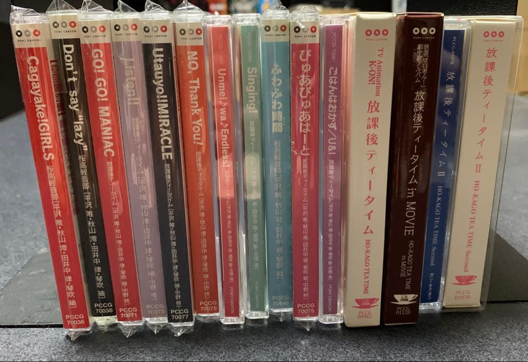 けいおん CD31枚 ライブイベントDVD2枚 等身大布ポスター9枚 セット売り