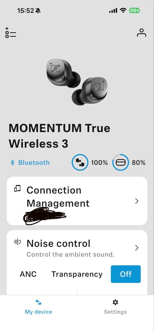Anker  Sennheiser ワイヤレスイヤホン シルバー