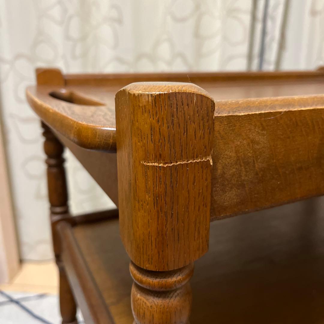 カリモク家具　キッチンワゴン　キャスター交換済