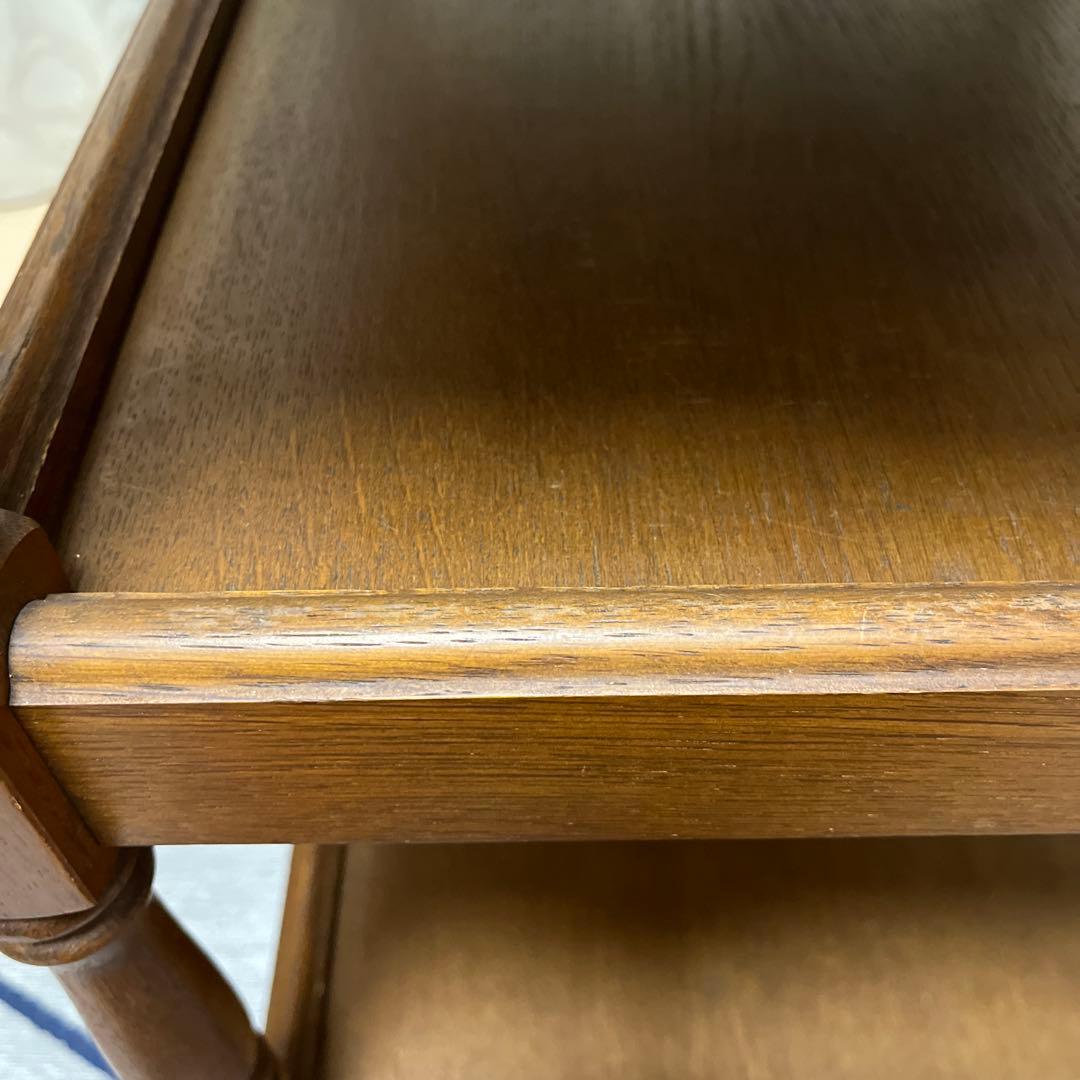 カリモク家具　キッチンワゴン　キャスター交換済