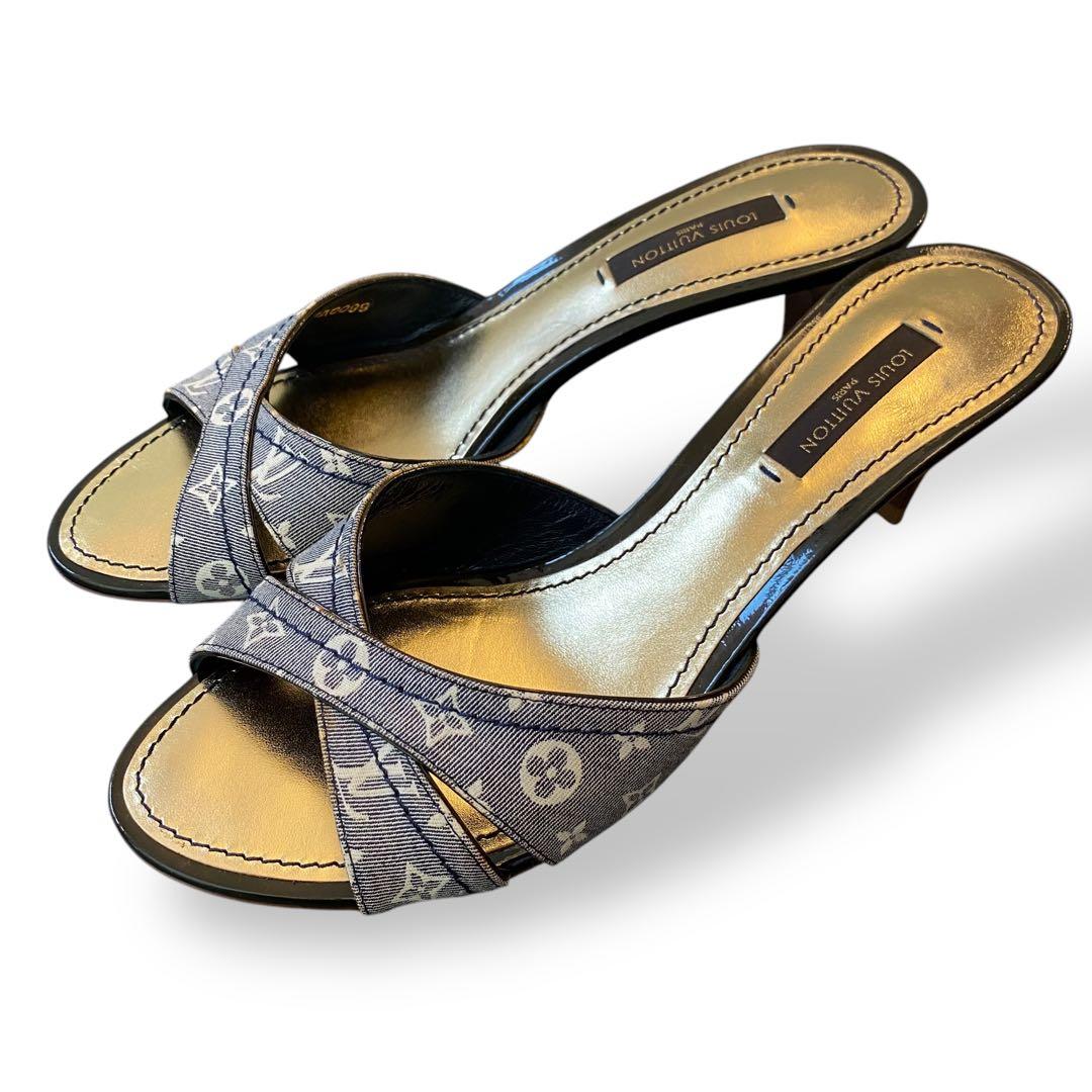 【未使用】LOUIS VUITTON モノグラム　ミュールサンダル　イディール