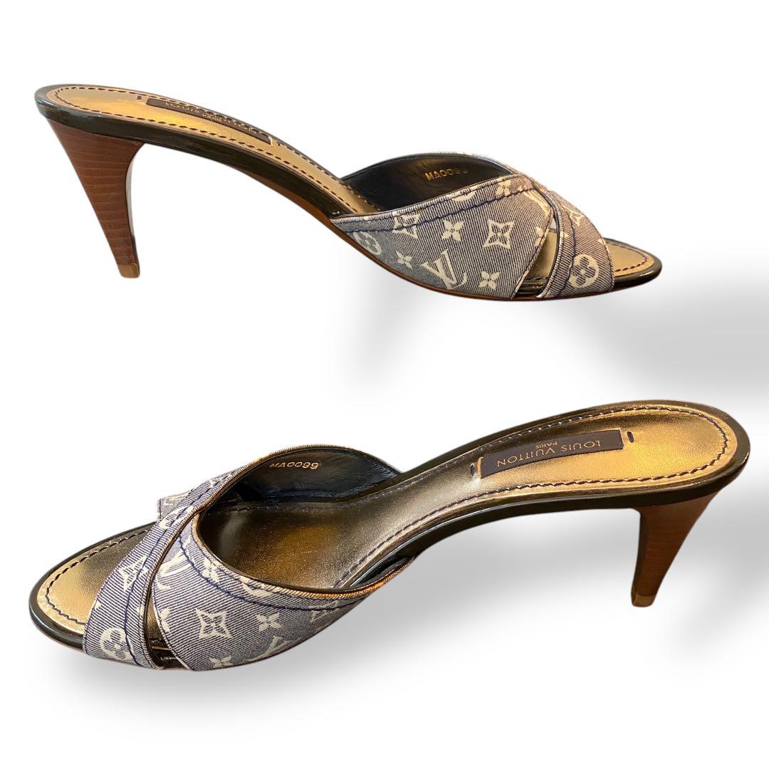 【未使用】LOUIS VUITTON モノグラム　ミュールサンダル　イディール