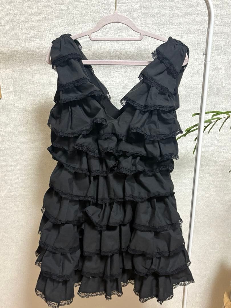ワンピース treaturself angel wings mini dress black