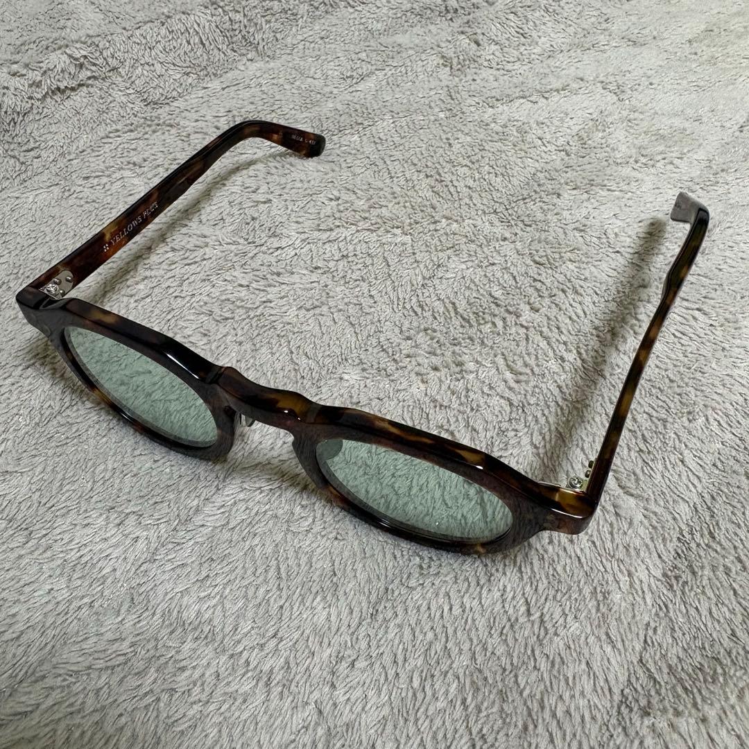 Yellows plus BECCA べっ甲柄 クラウンパント グリーンレンズ